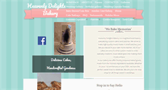Desktop Screenshot of heavenlydelightsbakery.biz